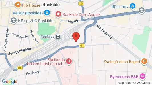 Kontorlokaler til leje i Roskilde - Foto fra Google Street View