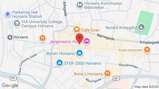 Kontorlokaler til leje i Horsens - Foto fra Google Street View