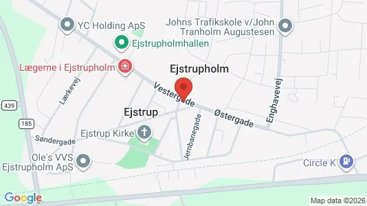 Kontorlokaler til salg i Ejstrupholm - Foto fra Google Street View