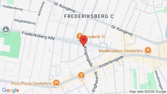 Kontorlokaler til leje i Frederiksberg C - Foto fra Google Street View