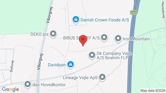 Kontorlokaler til leje i Vejle Centrum - Foto fra Google Street View