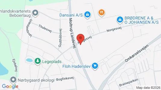 Kontorlokaler til leje i Haderslev - Foto fra Google Street View