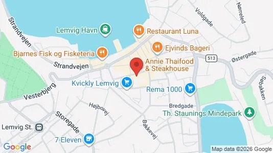 Kontorlokaler til leje i Lemvig - Foto fra Google Street View