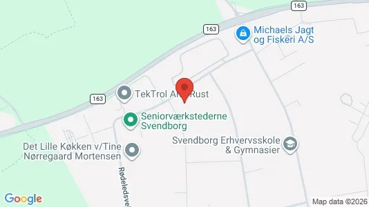 Kontorlokaler til leje i Svendborg - Foto fra Google Street View