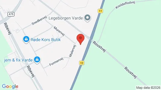 Kontorlokaler til leje i Varde - Foto fra Google Street View