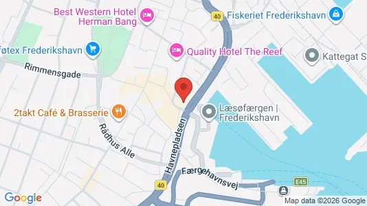Kontorlokaler til leje i Frederikshavn - Foto fra Google Street View