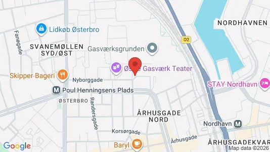 Kontorlokaler til leje i Østerbro - Foto fra Google Street View