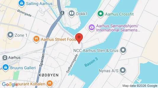 Kontorlokaler til leje i Århus C - Foto fra Google Street View