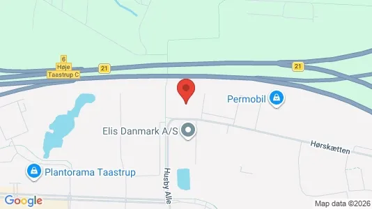 Kontorlokaler til leje i Taastrup - Foto fra Google Street View