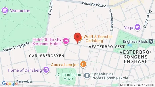 Kontorlokaler til leje i Vesterbro - Foto fra Google Street View