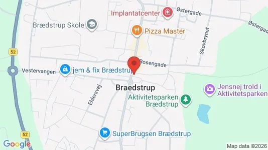 Kontorlokaler til leje i Brædstrup - Foto fra Google Street View