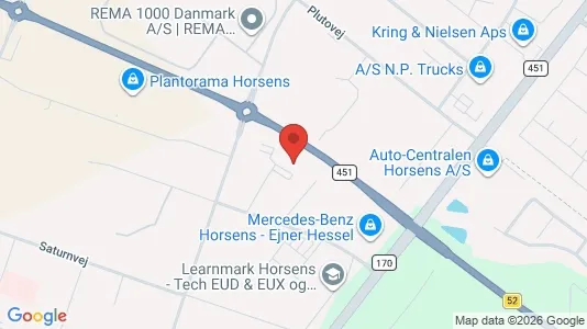 Kontorlokaler til leje i Horsens - Foto fra Google Street View