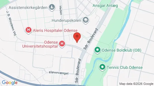 Kontorlokaler til leje i Odense C - Foto fra Google Street View