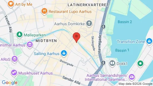 Kontorlokaler til leje i Århus C - Foto fra Google Street View
