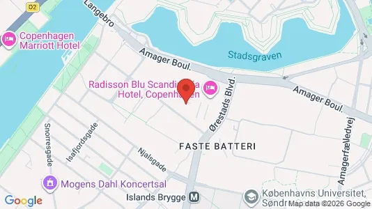 Kontorlokaler til leje i København S - kort over placeringen
