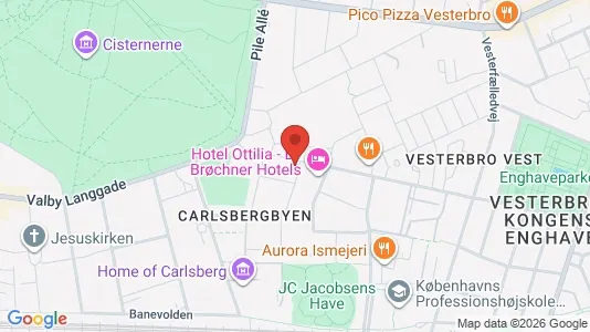 Kontorlokaler til leje i Vesterbro - Foto fra Google Street View