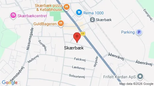 Kontorlokaler til leje i Skærbæk - Foto fra Google Street View