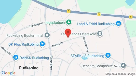Kontorlokaler til salg i Rudkøbing - Foto fra Google Street View