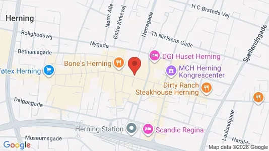 Kontorlokaler til leje i Herning - Foto fra Google Street View