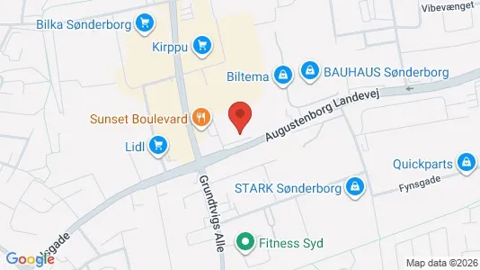 Kontorlokaler til leje i Sønderborg - Foto fra Google Street View