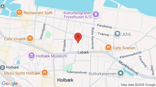 Kontorlokaler til leje i Holbæk - Foto fra Google Street View