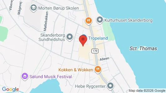Kontorlokaler til leje i Skanderborg - Foto fra Google Street View