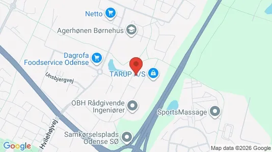 Kontorlokaler til leje i Odense SØ - Foto fra Google Street View