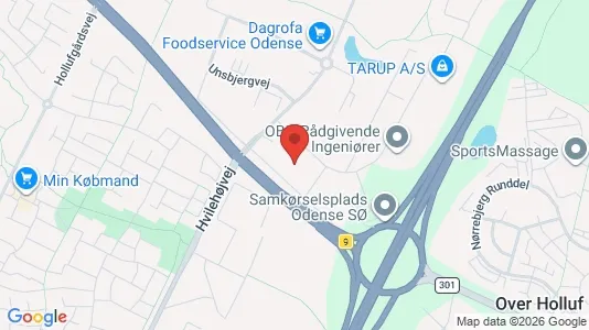 Kontorlokaler til leje i Odense SØ - Foto fra Google Street View