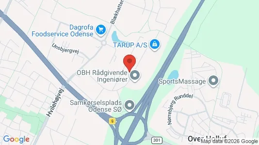 Kontorlokaler til leje i Odense SØ - Foto fra Google Street View