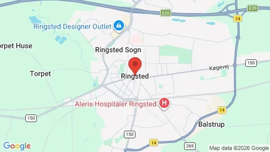 Kontorlokaler til leje i Ringsted - Foto fra Google Street View