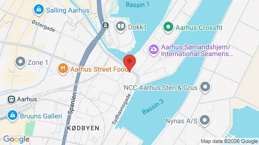Kontorlokaler til leje i Århus C - Foto fra Google Street View