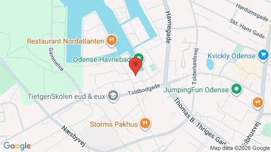 Kontorlokaler til leje i Odense C - Foto fra Google Street View