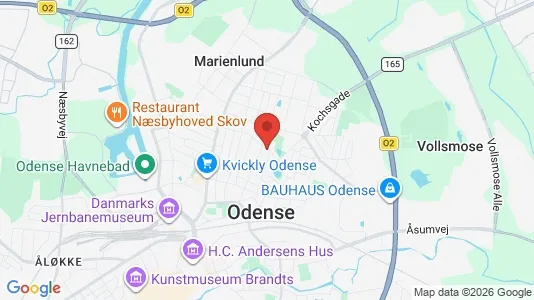 Kontorlokaler til leje i Odense C - Foto fra Google Street View