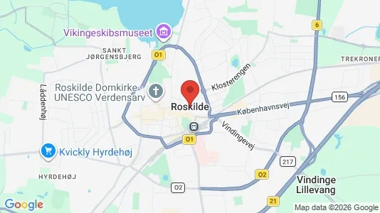 Kontorlokaler til leje i Roskilde - Foto fra Google Street View