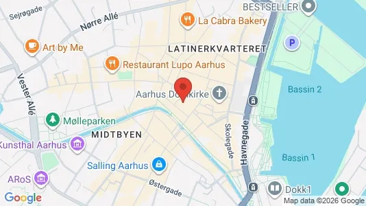 Kontorlokaler til leje i Århus C - Foto fra Google Street View
