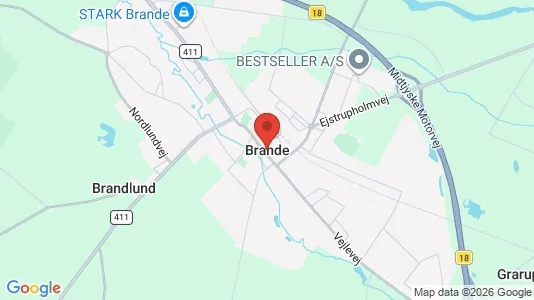Kontorlokaler til salg i Brande - Foto fra Google Street View