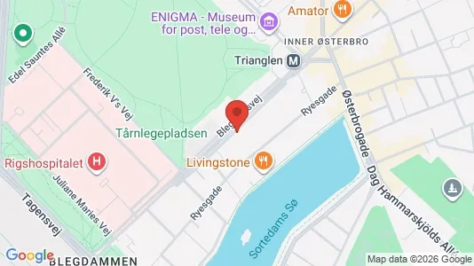 Kontorlokaler til leje i Østerbro - Foto fra Google Street View