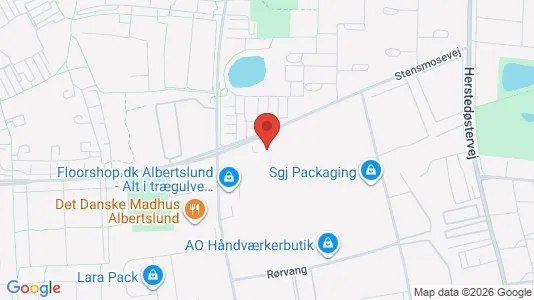 Kontorlokaler til leje i Albertslund - Foto fra Google Street View