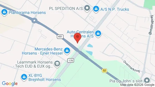 Kontorlokaler til leje i Horsens - Foto fra Google Street View