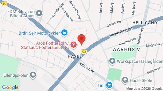 Kontorlokaler til leje i Århus V - Foto fra Google Street View