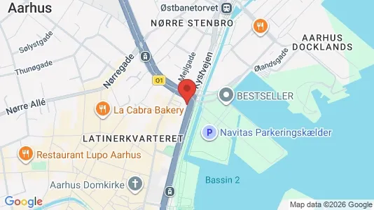 Kontorlokaler til leje i Århus C - Foto fra Google Street View