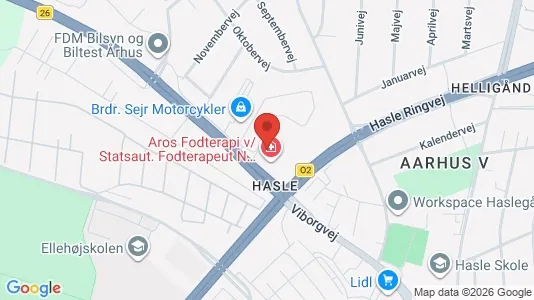 Kontorlokaler til leje i Århus V - Foto fra Google Street View