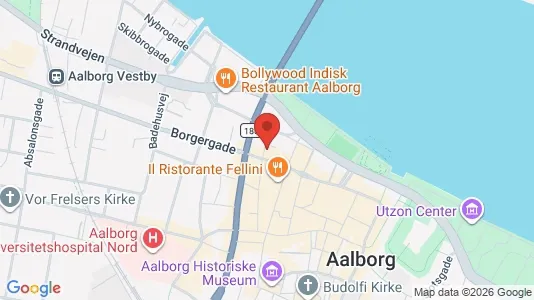 Kontorlokaler til leje i Aalborg Centrum - Foto fra Google Street View