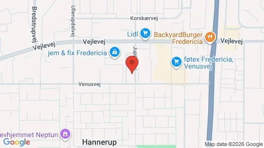 Kontorlokaler til leje i Fredericia - Foto fra Google Street View