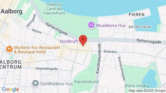 Kontorlokaler til leje i Aalborg Centrum - Foto fra Google Street View