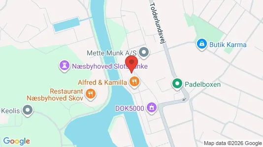 Kontorlokaler til leje i Odense C - kort over placeringen