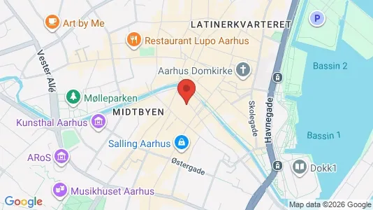 Kontorlokaler til leje i Århus C - Foto fra Google Street View