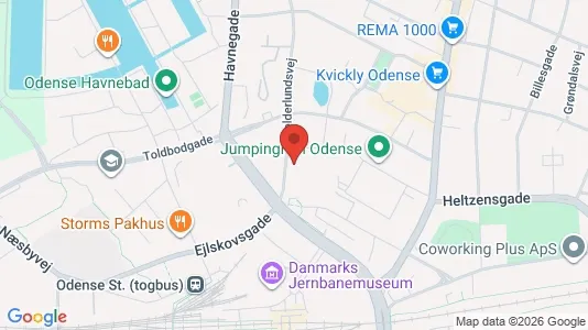 Kontorlokaler til leje i Odense C - Foto fra Google Street View