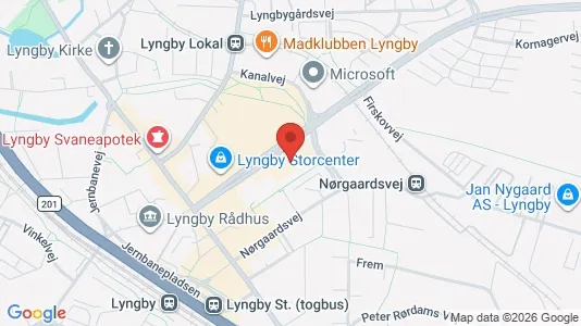 Kontorlokaler til leje i Kongens Lyngby - Foto fra Google Street View