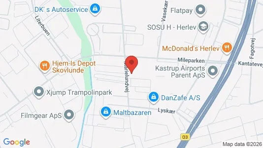Kontorlokaler til leje i Herlev - Foto fra Google Street View